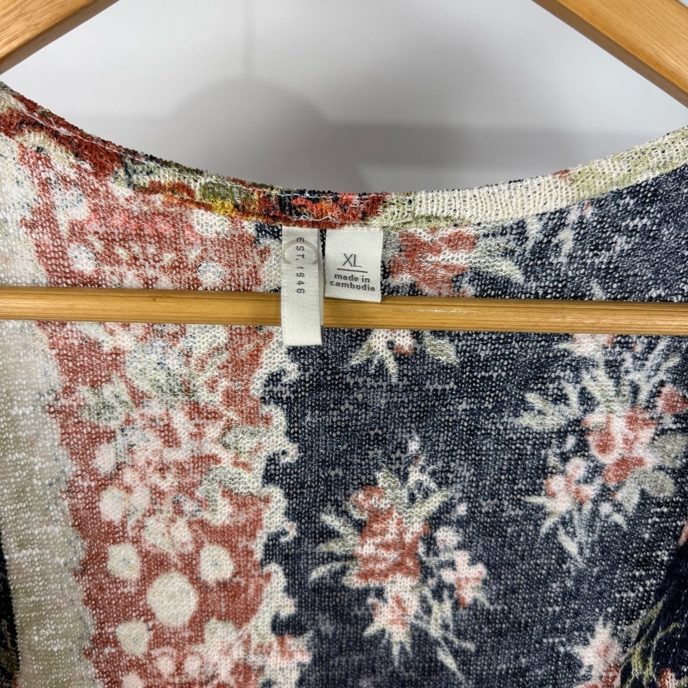 Patchwork Duster Vest Size Xl - image 3